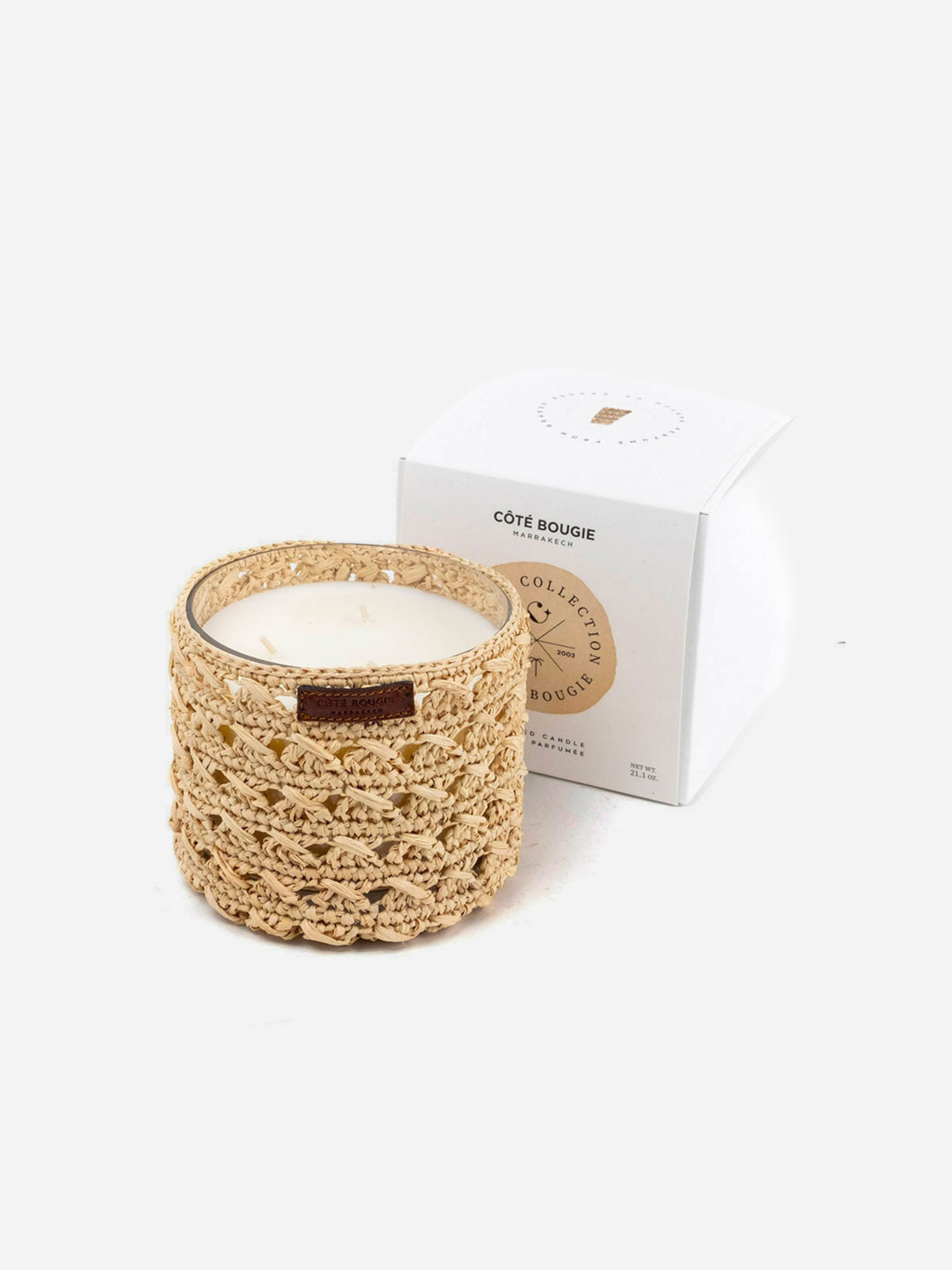 Raffia Zina Oriental Scented Candle