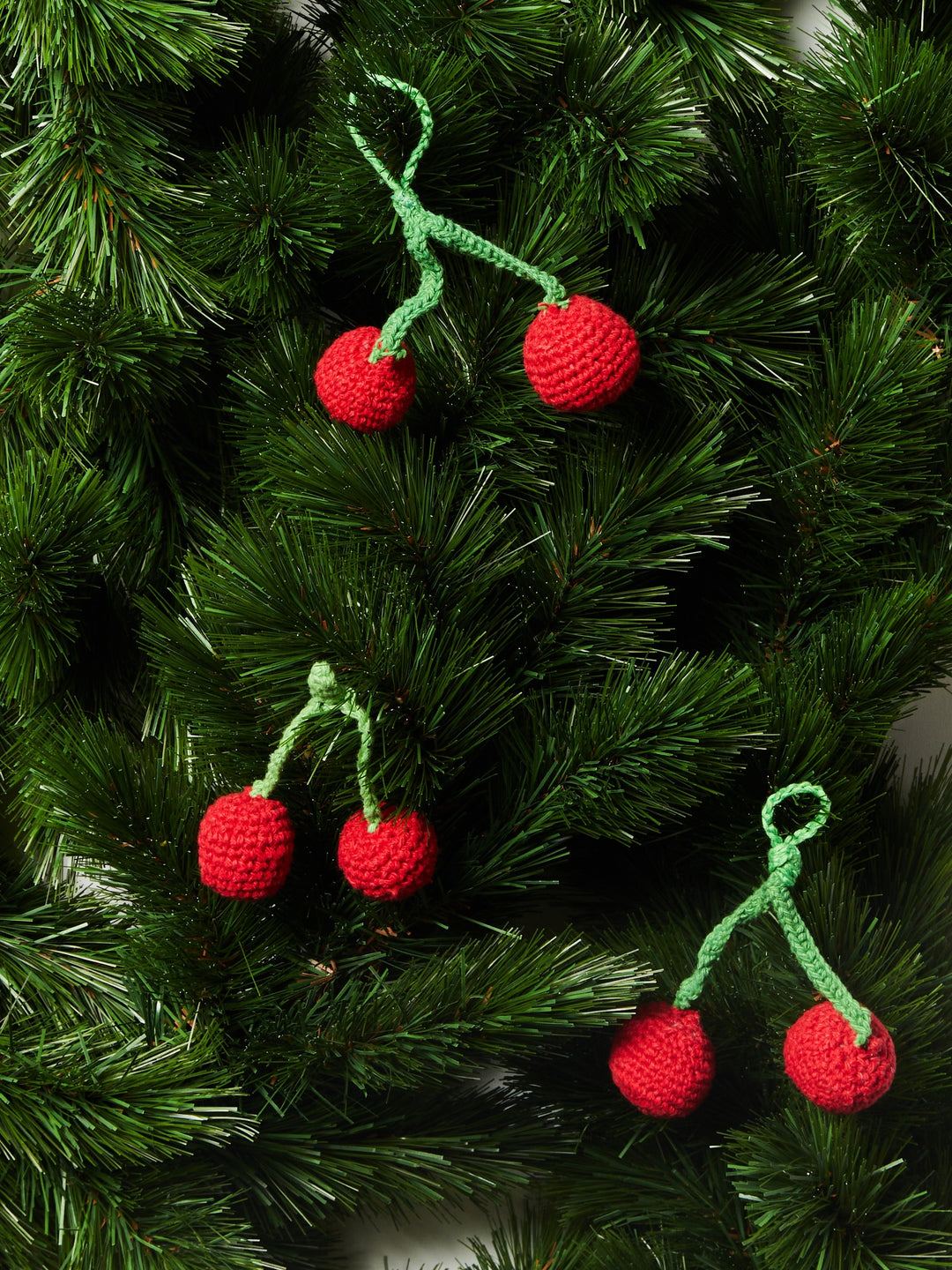 Christmas Decoration Set - Cherries