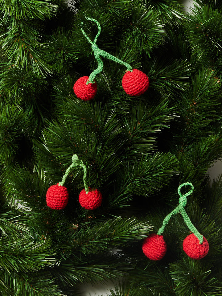 Christmas Decoration Set - Cherries