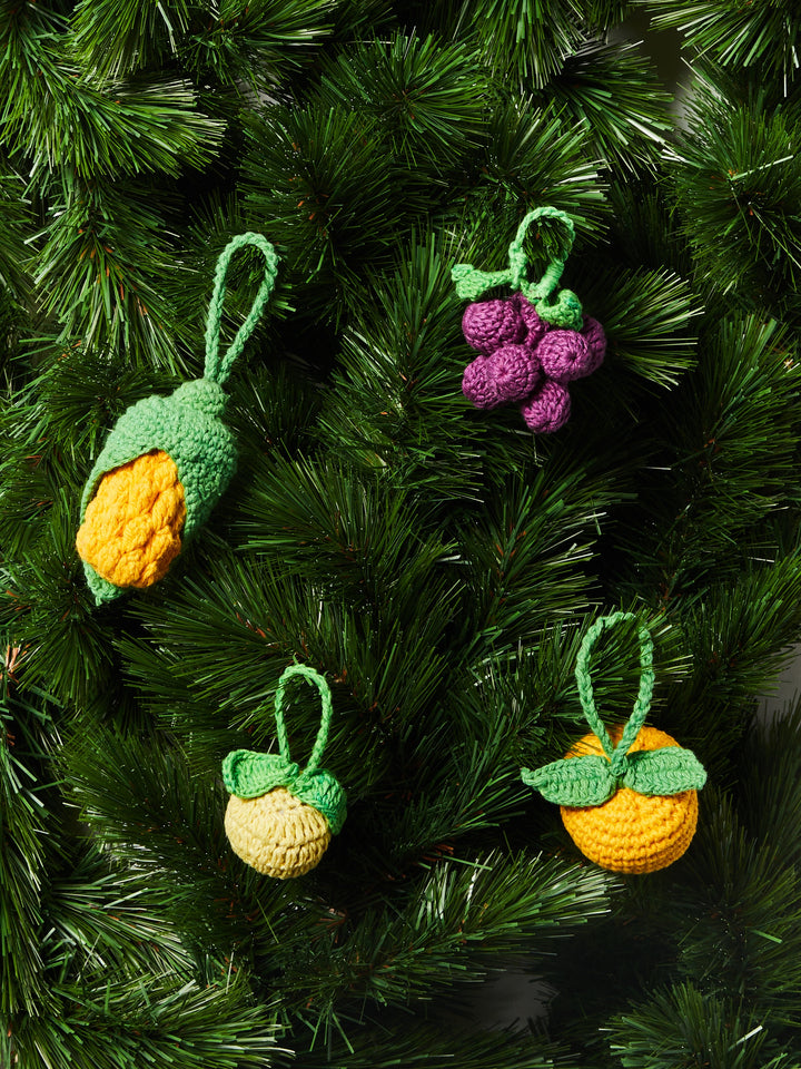 Christmas Decoration Set - Grapes