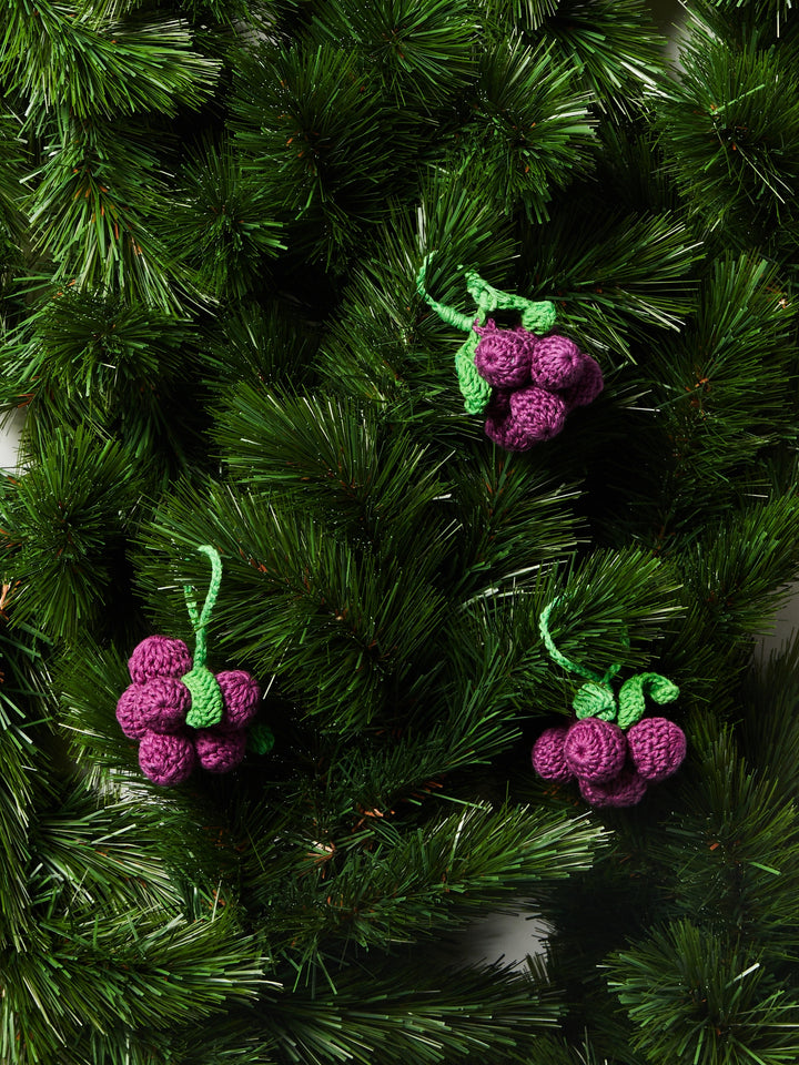 Christmas Decoration Set - Grapes