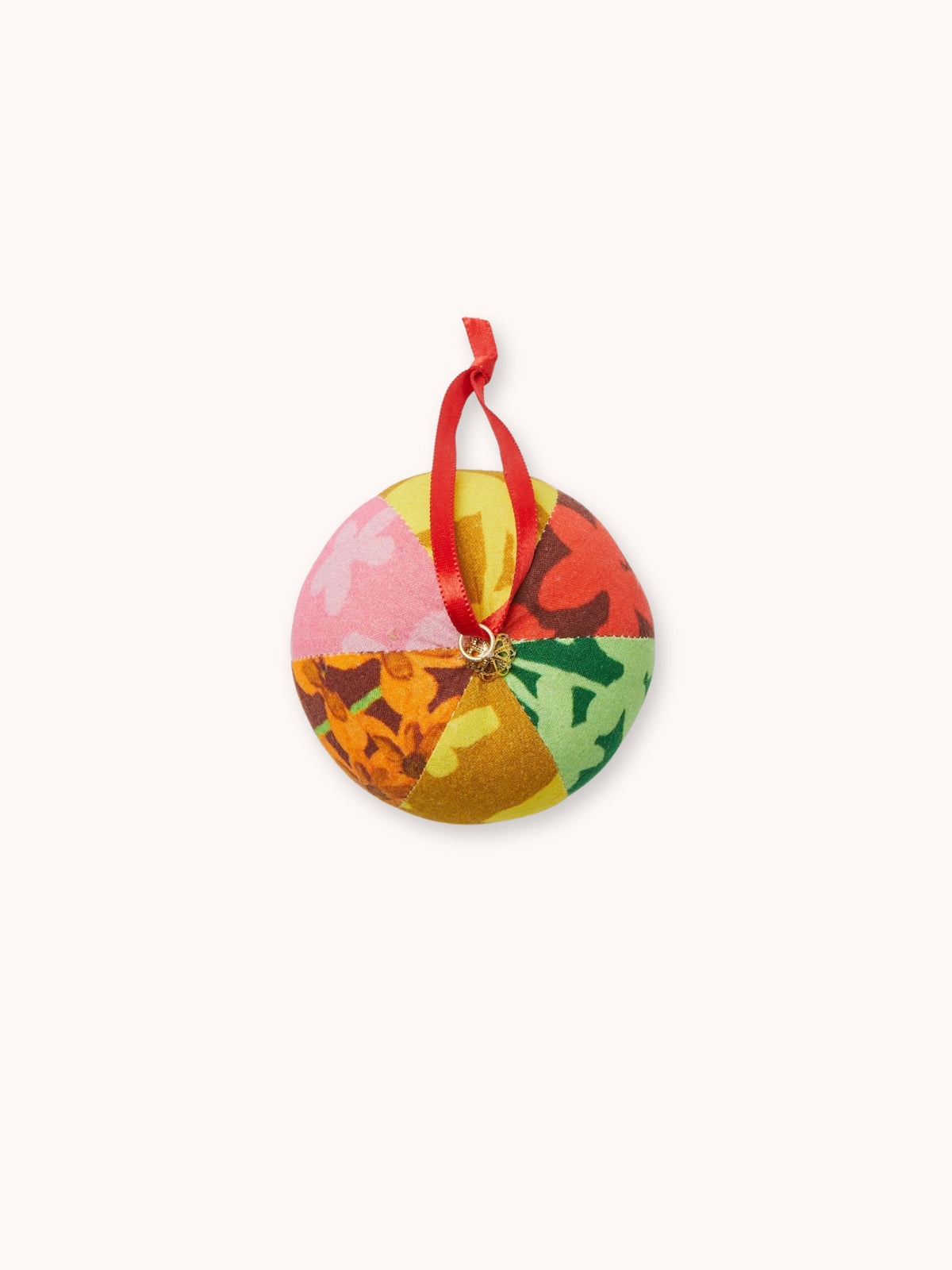 Patchwork Floral Christmas Decoration