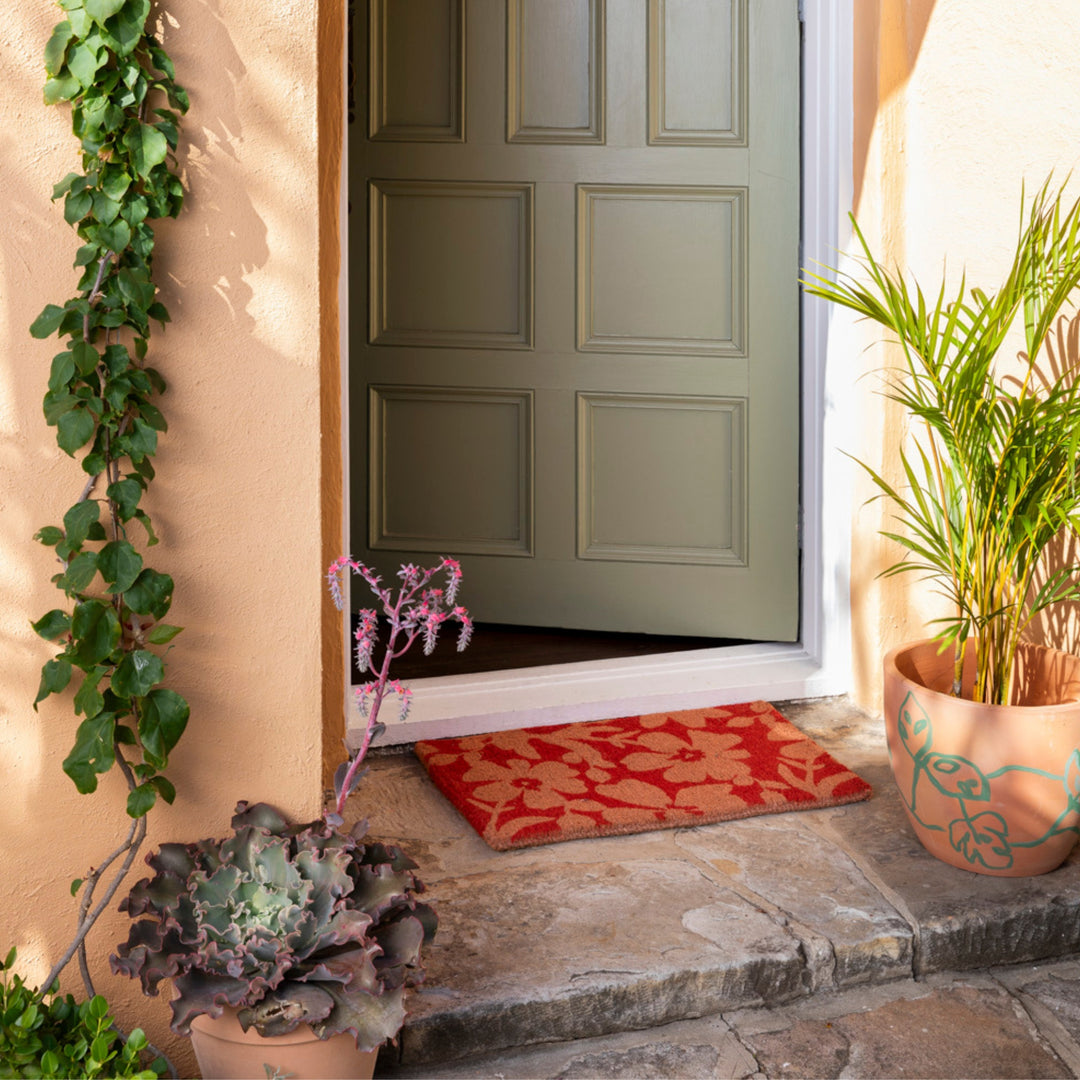 Mallow Red Door Mat