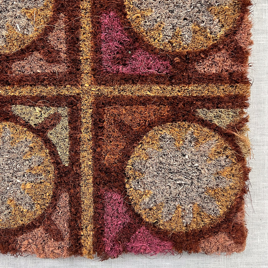 Antique Tile Orange Door Mat - Almost Perfect