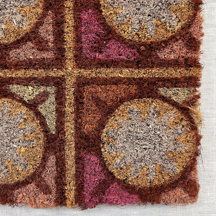 Antique Tile Orange Door Mat - Almost Perfect