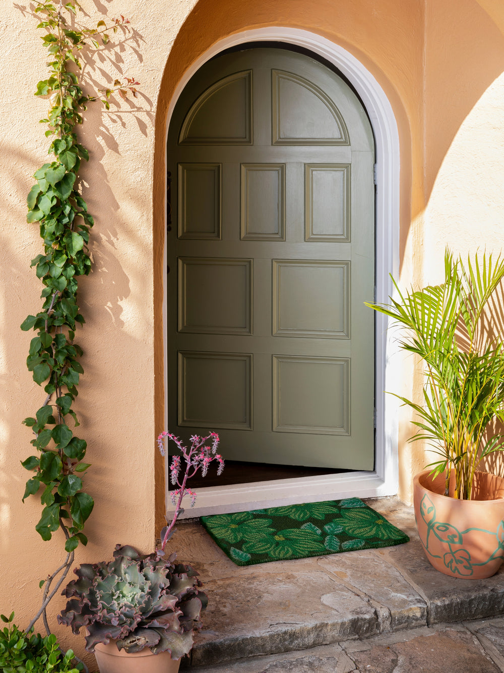 Azalea Green Door Mat | Bonnie and Neil
