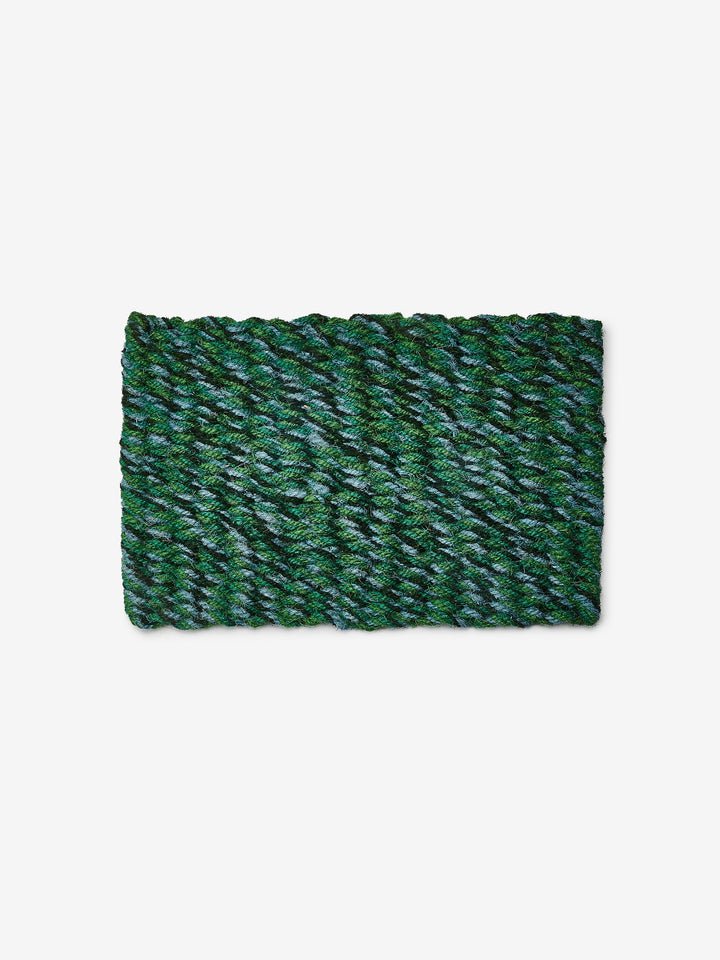 Woven Emerald Door Mat