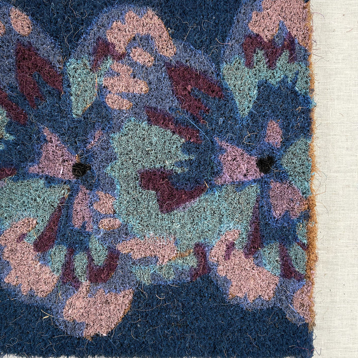 Pansy Blue Long Door Mat - Almost Perfect