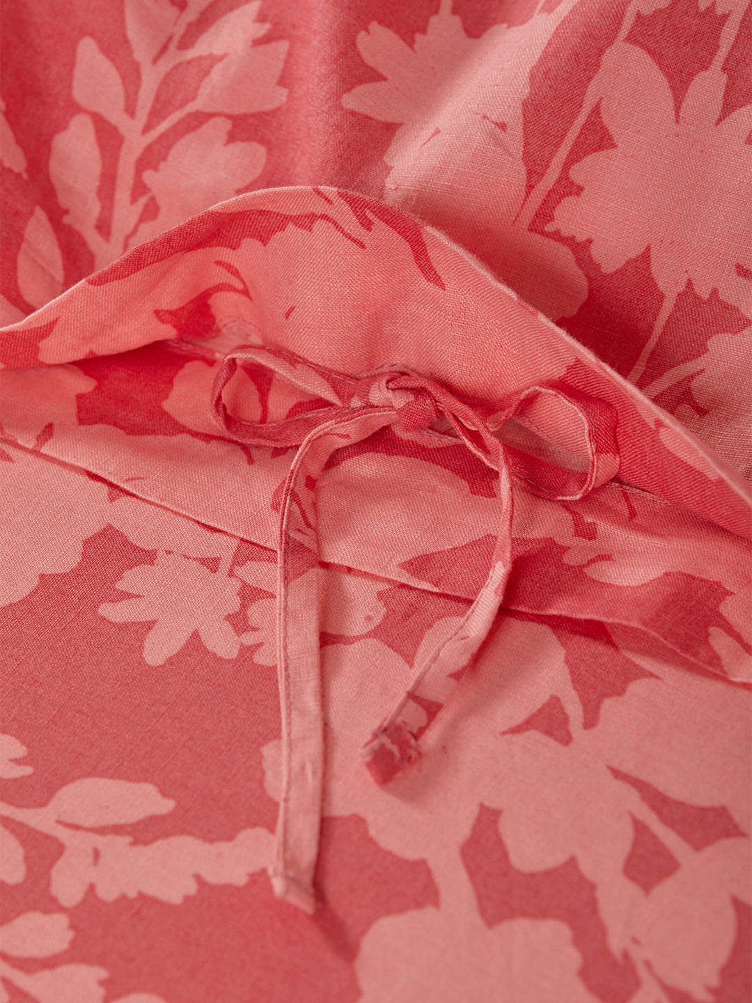 Petal Pink Linen Quilt Cover