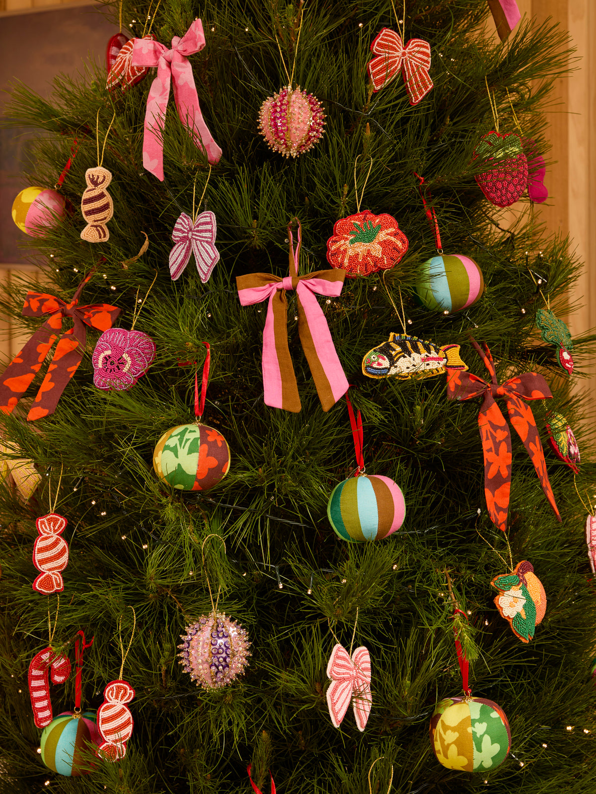Patchwork Floral Christmas Decoration