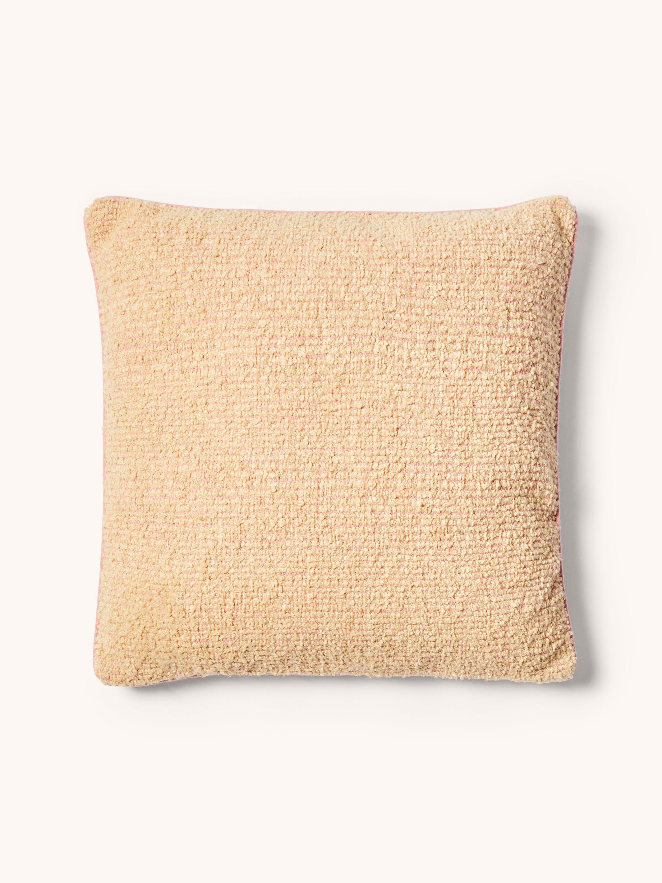 Cloud Pink Boucle Cushion