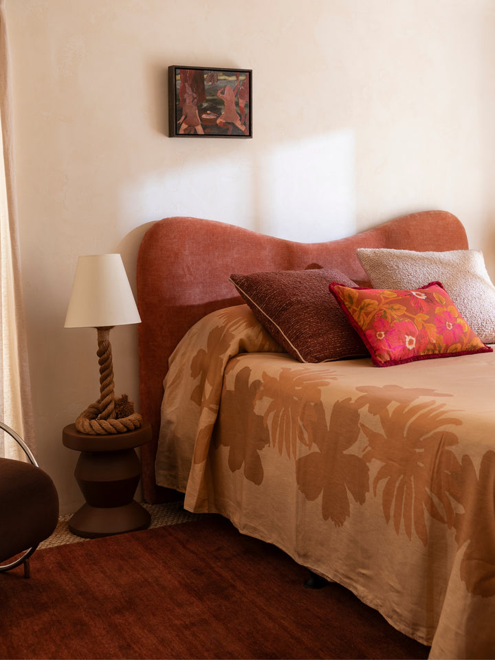 Cloud Pink Boucle Cushion