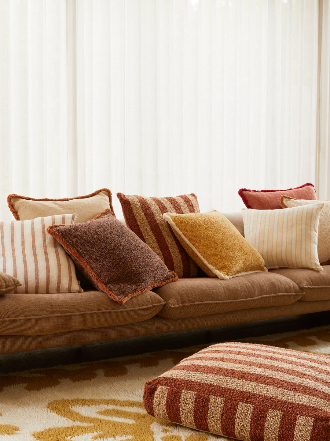 Grain Hazelnut Cushion