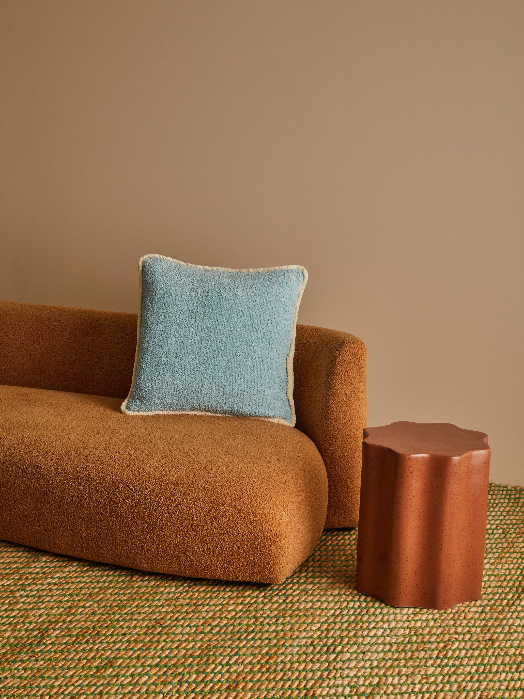 Grain Blue Cushion - Almost Perfect