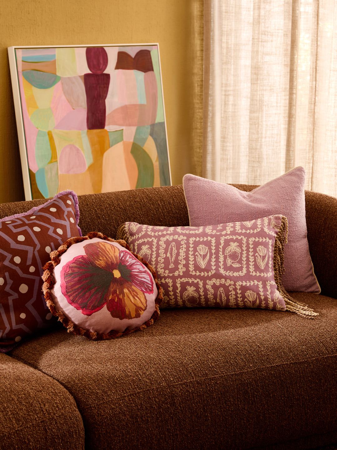 Gem Lilac Cushion