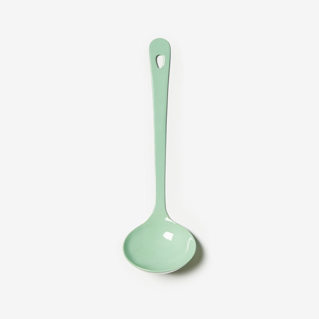 Enamel Mint Kitchen Utensil Set