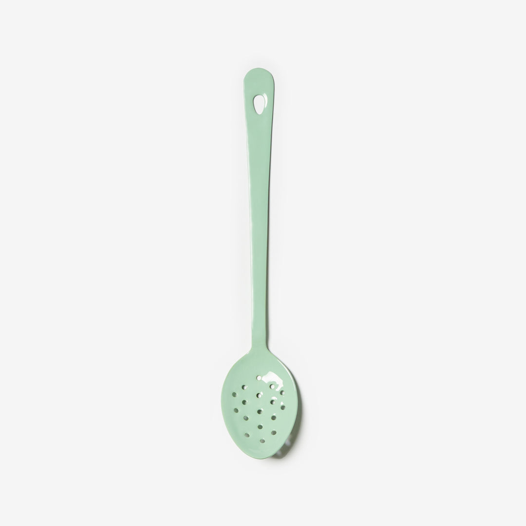 Enamel Mint Kitchen Utensil Set