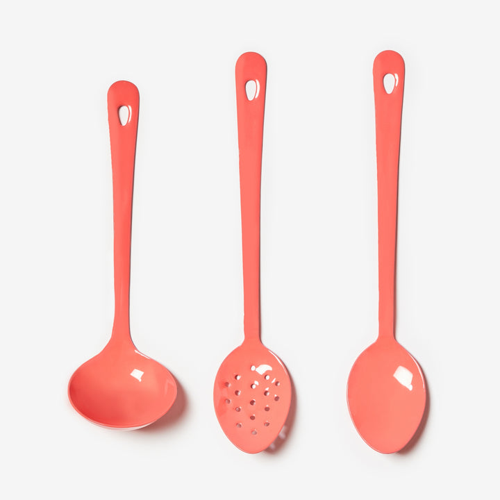 Enamel Candy Kitchen Utensil Set