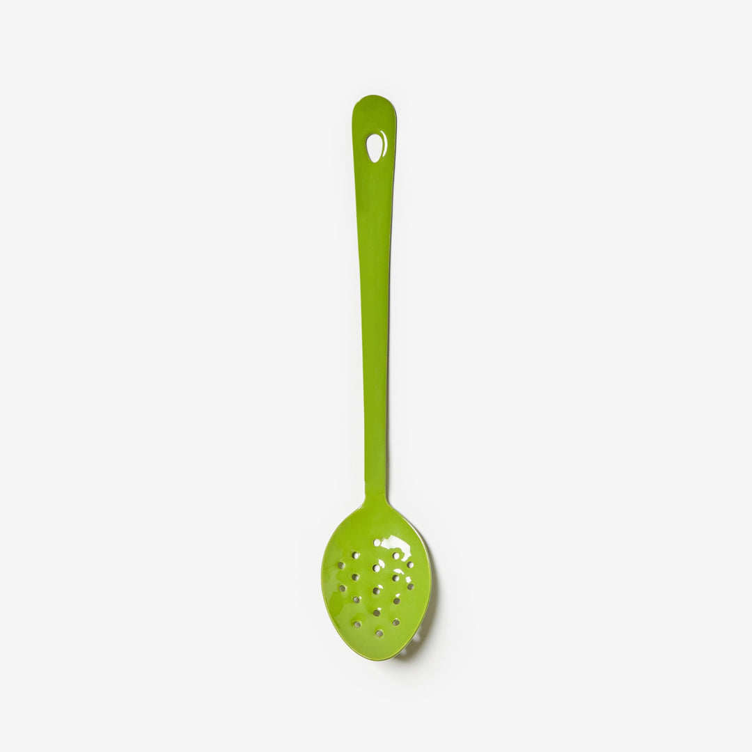 Enamel Sage Kitchen Utensil Set