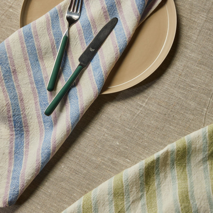 Linear Green Napkins