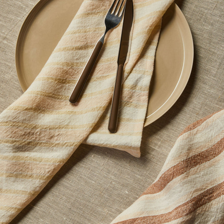 Linear Tan Napkins