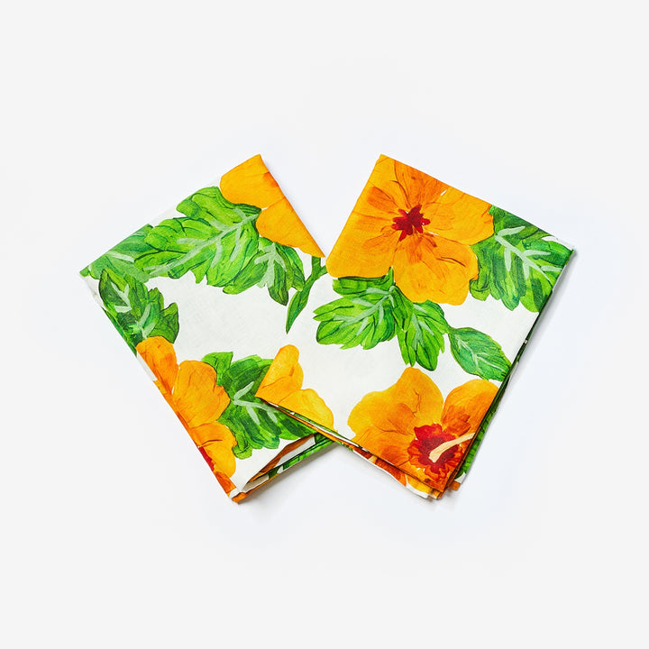 Hibiscus Yellow European Pillowcases