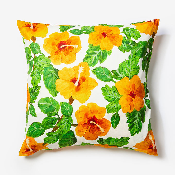 Hibiscus Yellow European Pillowcases