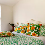Hibiscus Yellow European Pillowcases (set of 2)