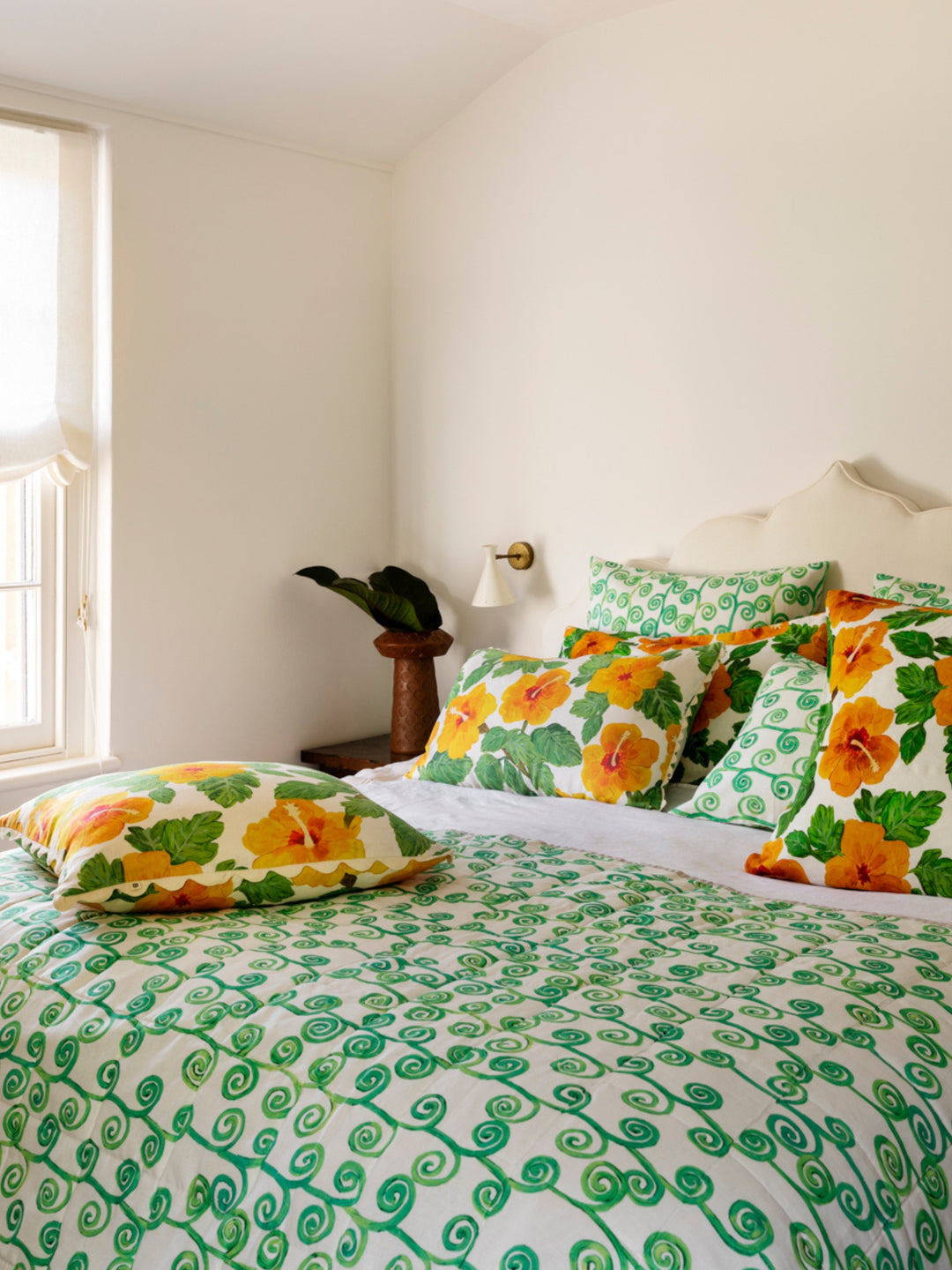 Hibiscus Yellow European Pillowcases - Almost Perfect