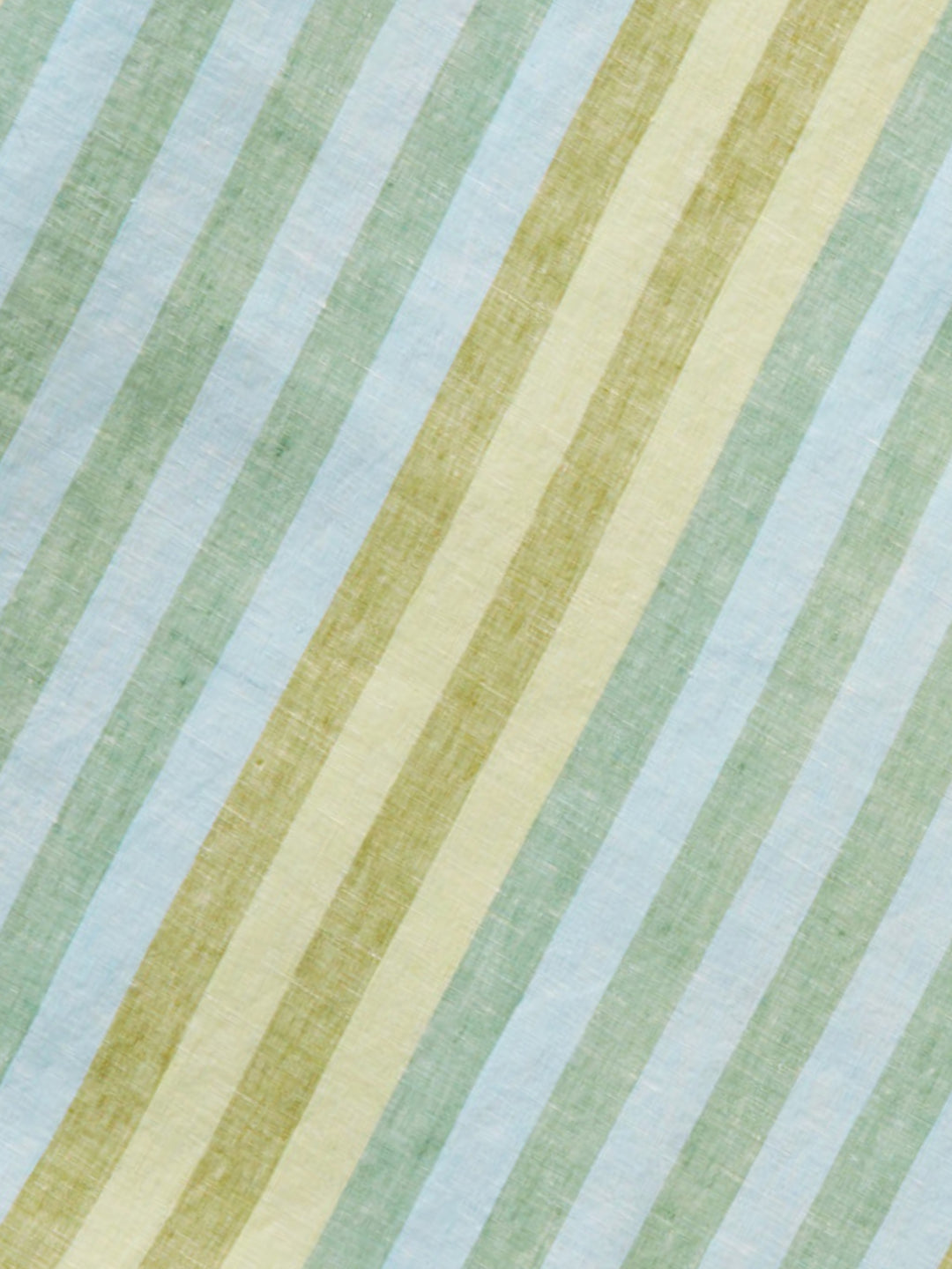 Stripe Blue Green Linen European Pillowcases