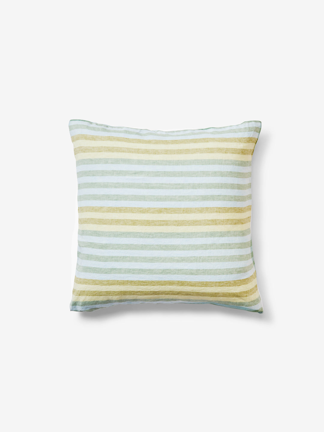 Stripe Blue Green Linen European Pillowcases