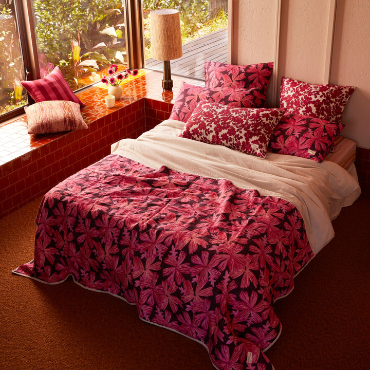 Rosetta Pink European Pillowcases