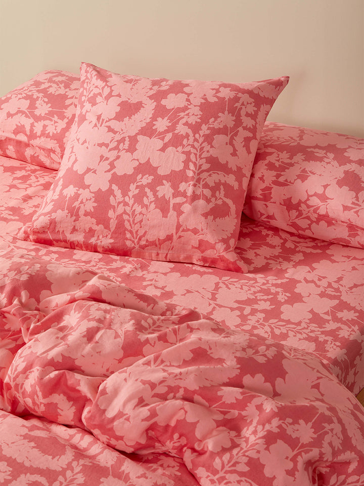 Petal Pink Linen European Pillowcases