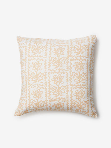 Daisy Buff Linen European Pillowcases
