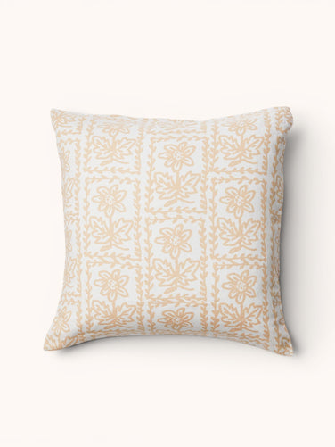 Daisy Buff Linen European Pillowcases