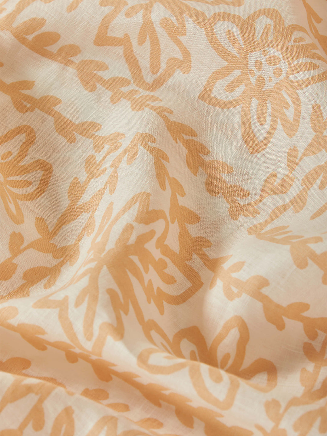 Daisy Buff Linen European Pillowcases