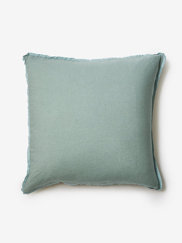 Sage & Khaki Linen European Pillowcases