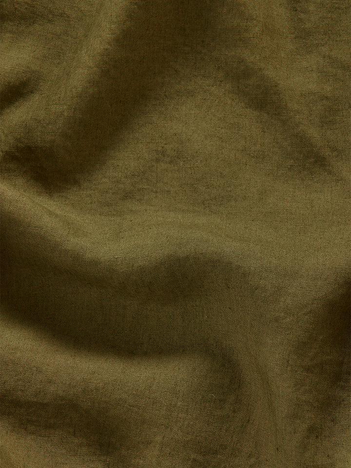 Sage & Khaki Linen European Pillowcases