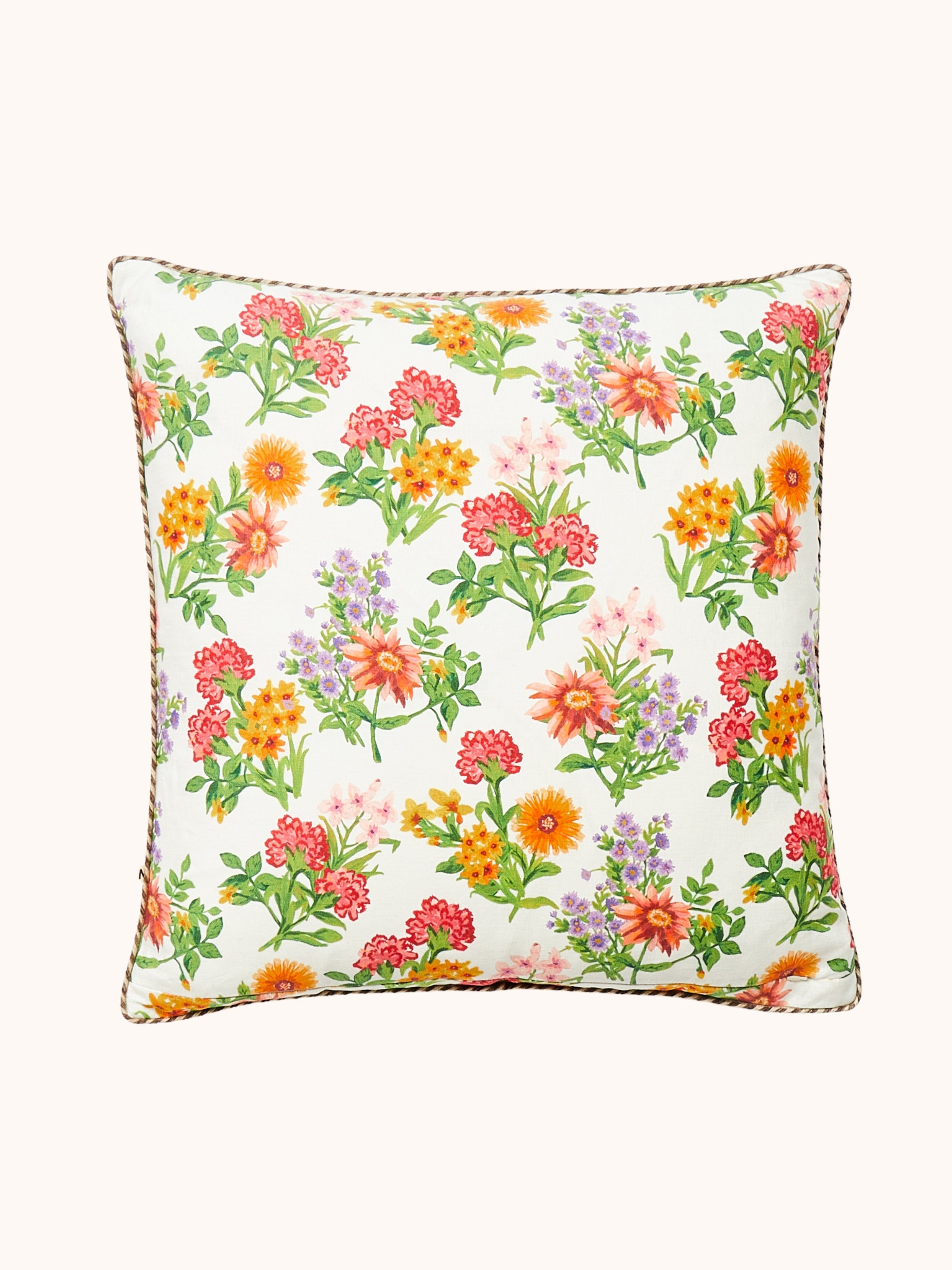 Dina Stripe Vanilla 60cm Cushion - Almost Perfect