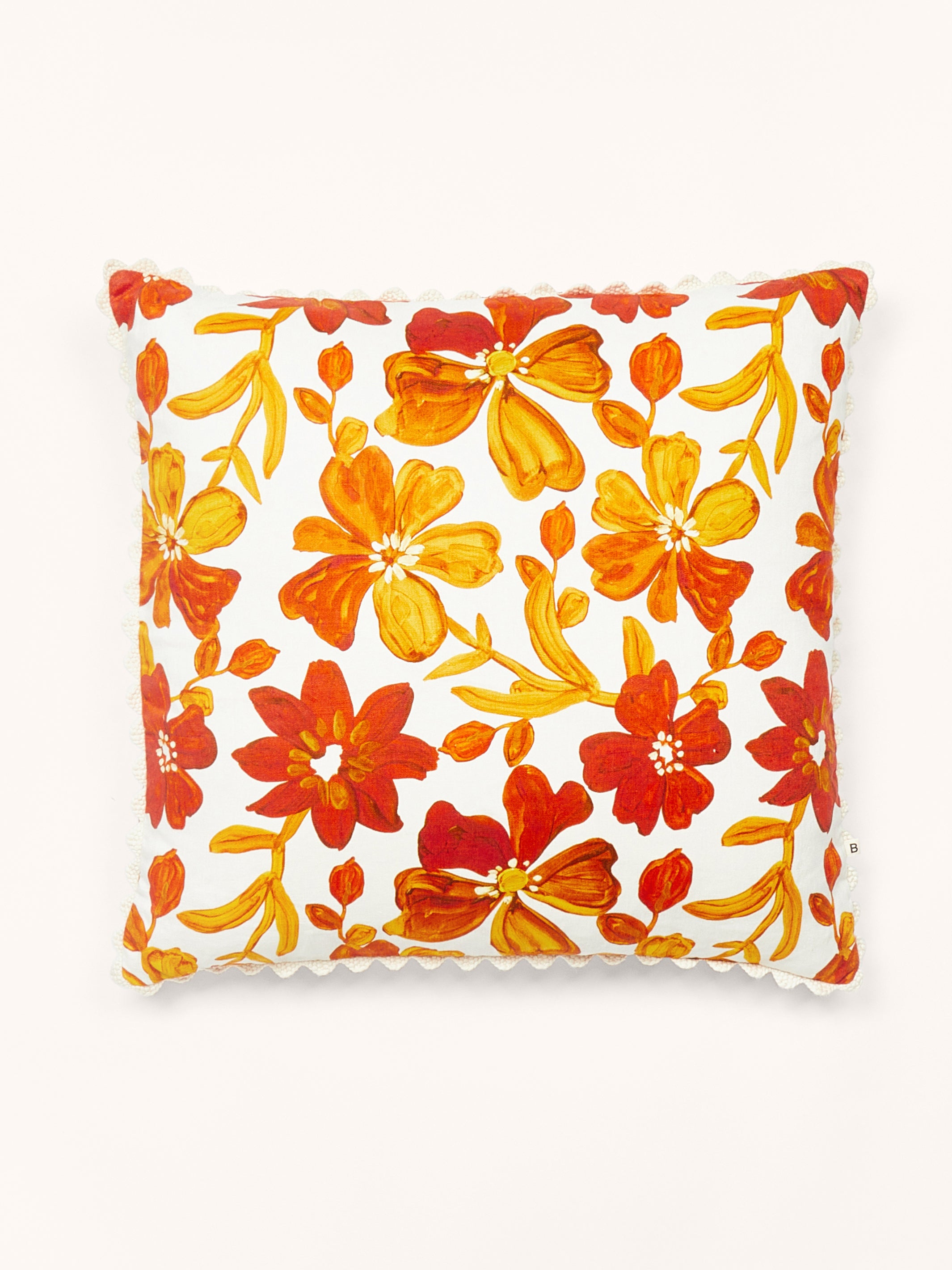 Small Dogwood Rust Cushion - Almost Perfect