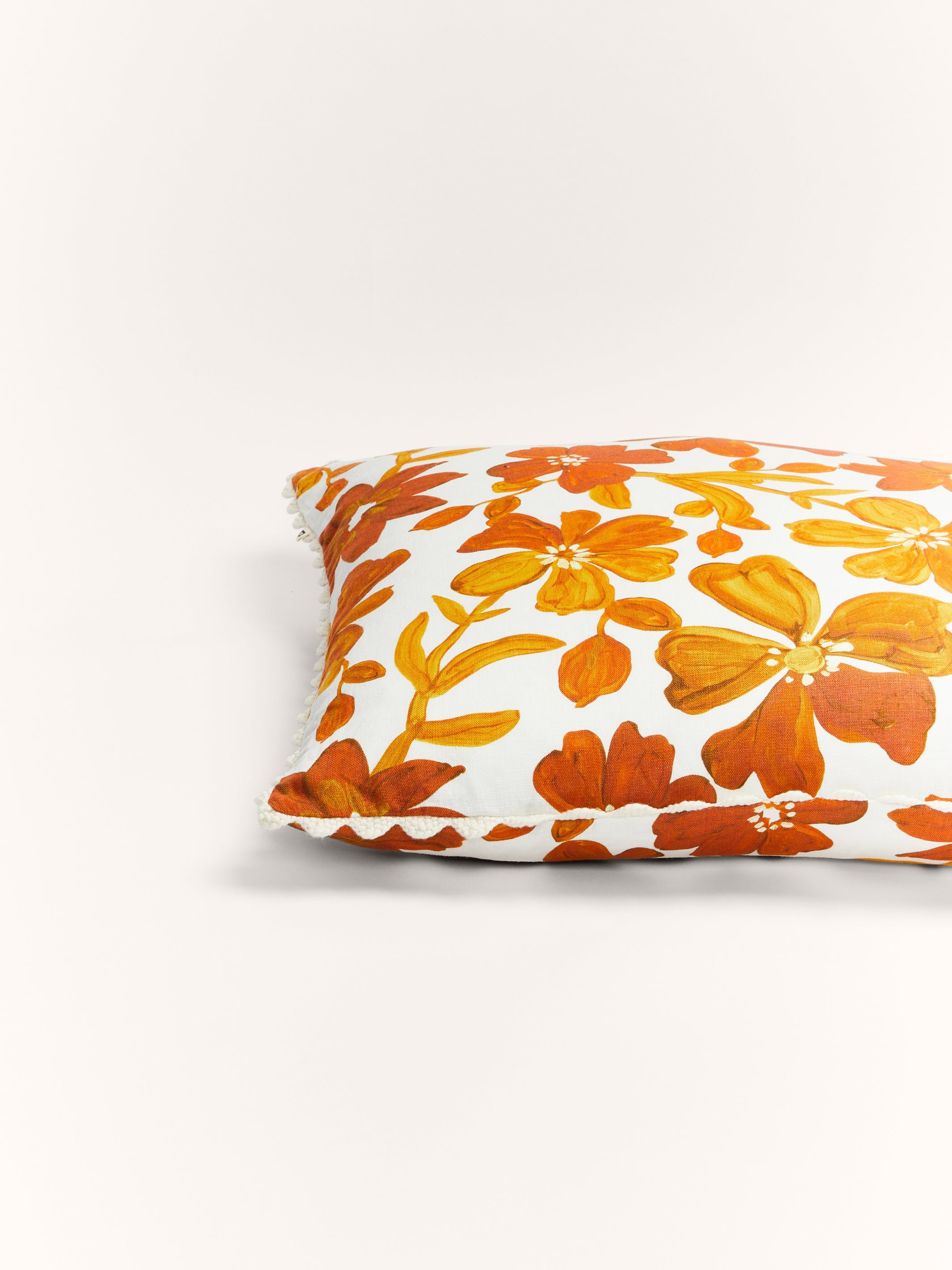 Small Dogwood Rust Cushion - Almost Perfect