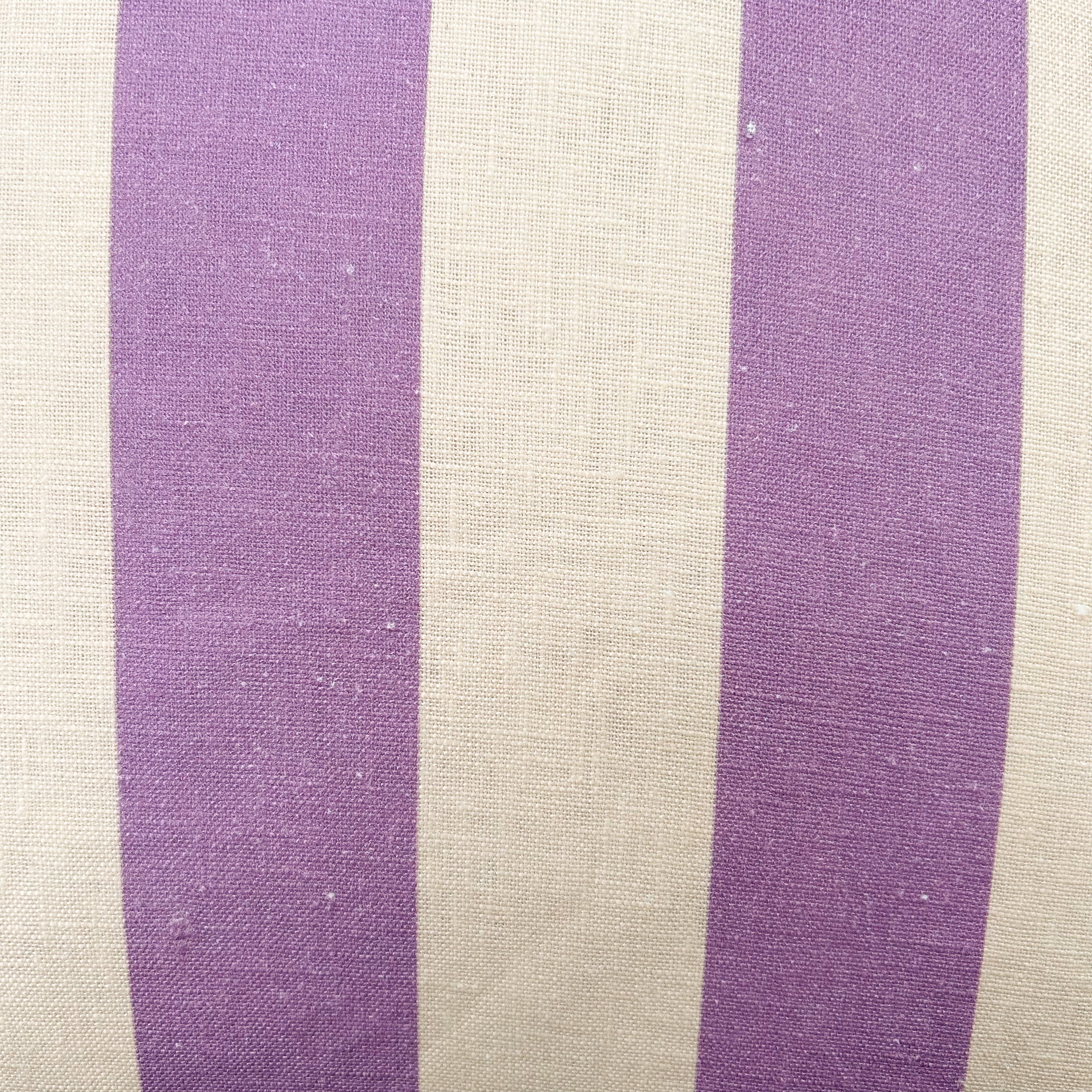 Bold Stripe Lilac Peach Cushion - Almost Perfect