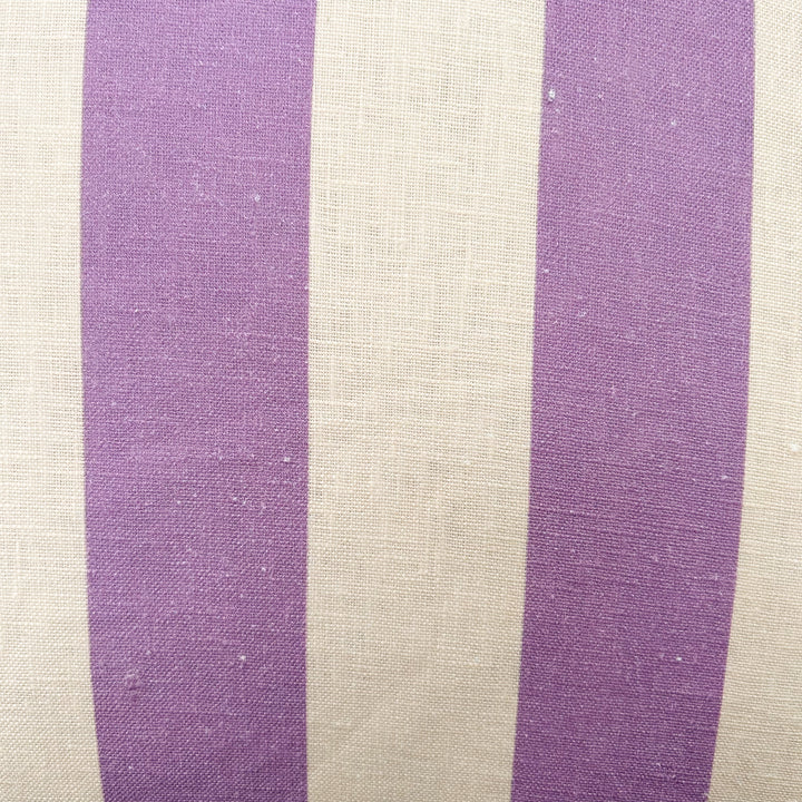 Bold Stripe Lilac Peach Cushion - Almost Perfect