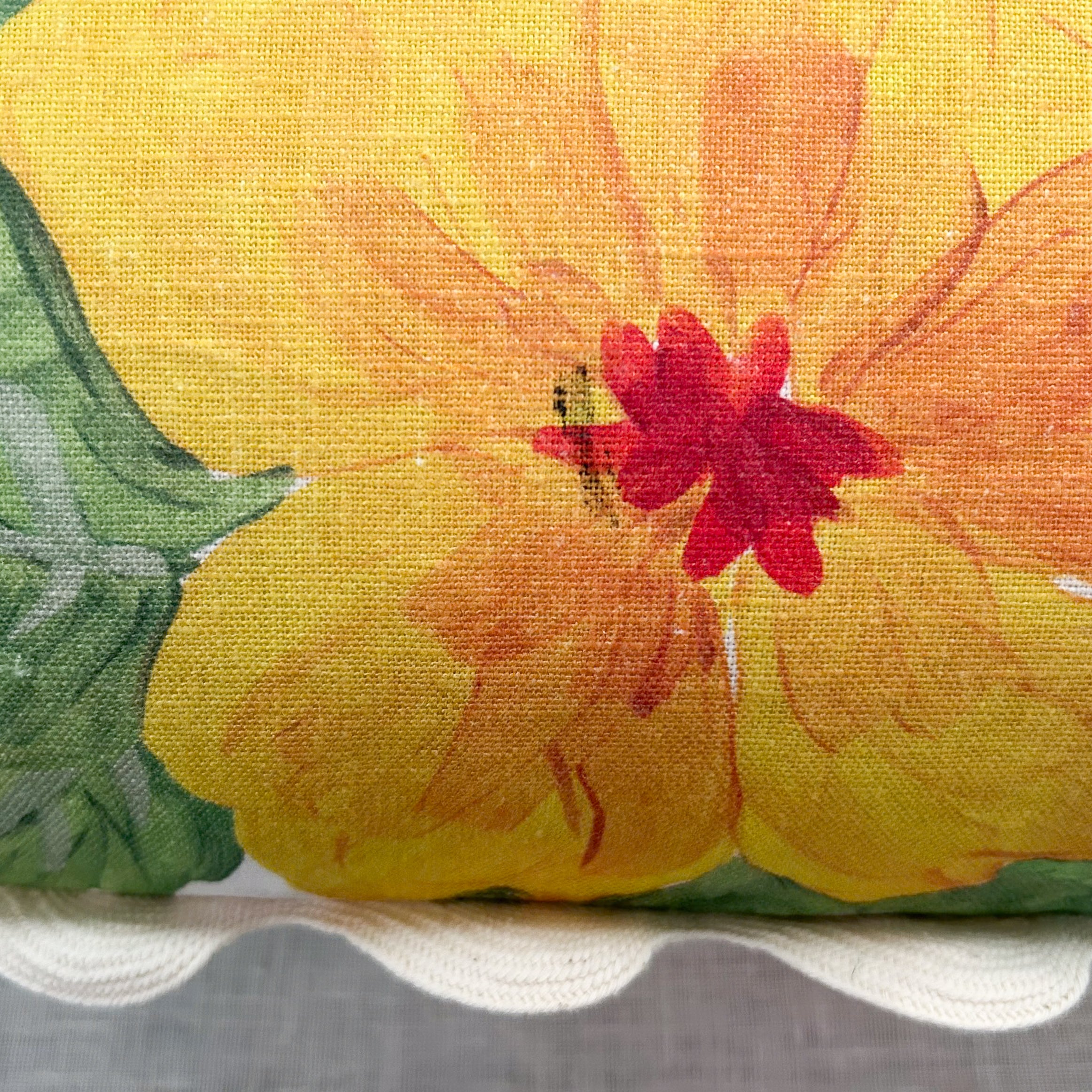 Hibiscus Yellow Cushion - Almost Perfect