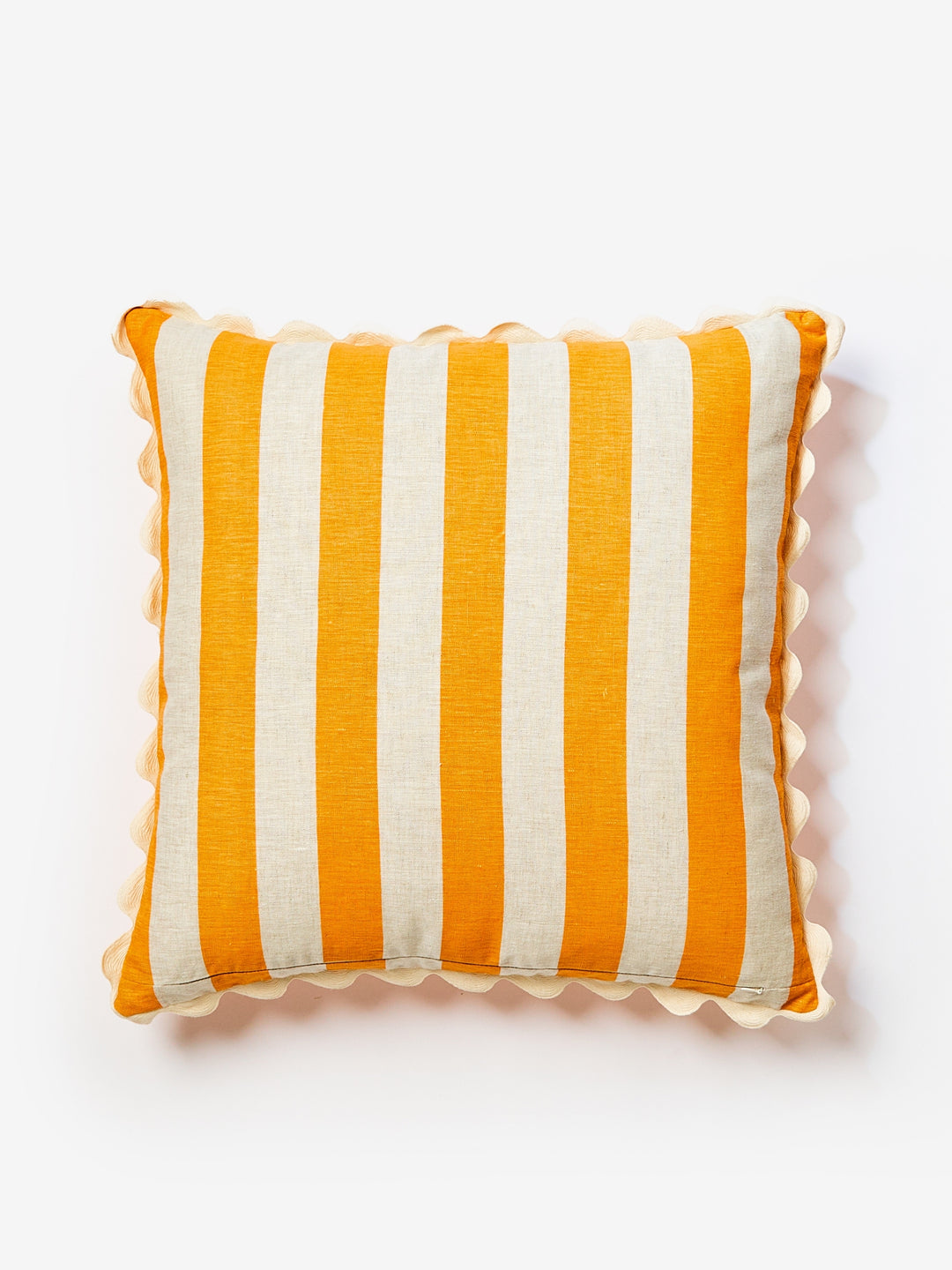 Bold Stripe Orange Pink Cushion