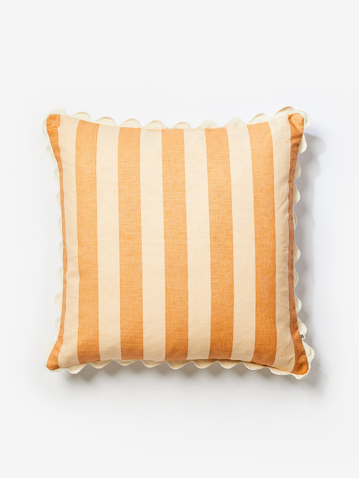 Bold Stripe Wheat Cushion - Almost Perfect
