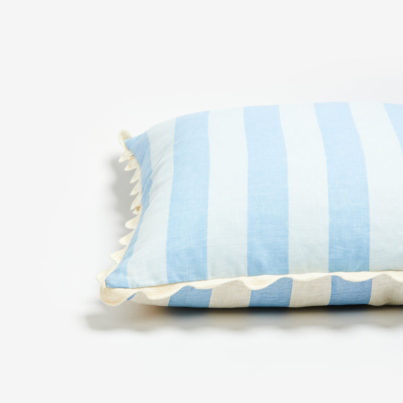 Bold Stripe Blue 60cm Cushion