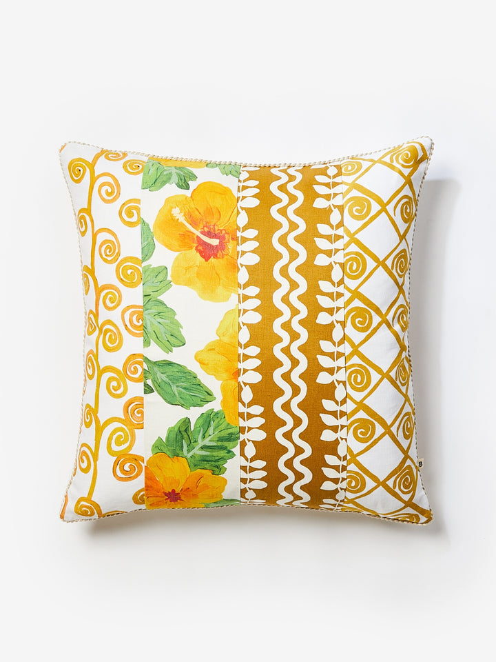 Waikiki Patchwork Golden Cushion
