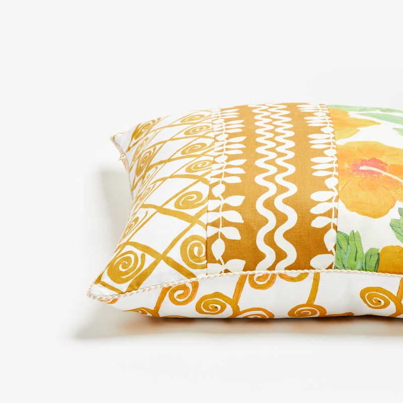 Waikiki Patchwork Golden 60cm Cushion