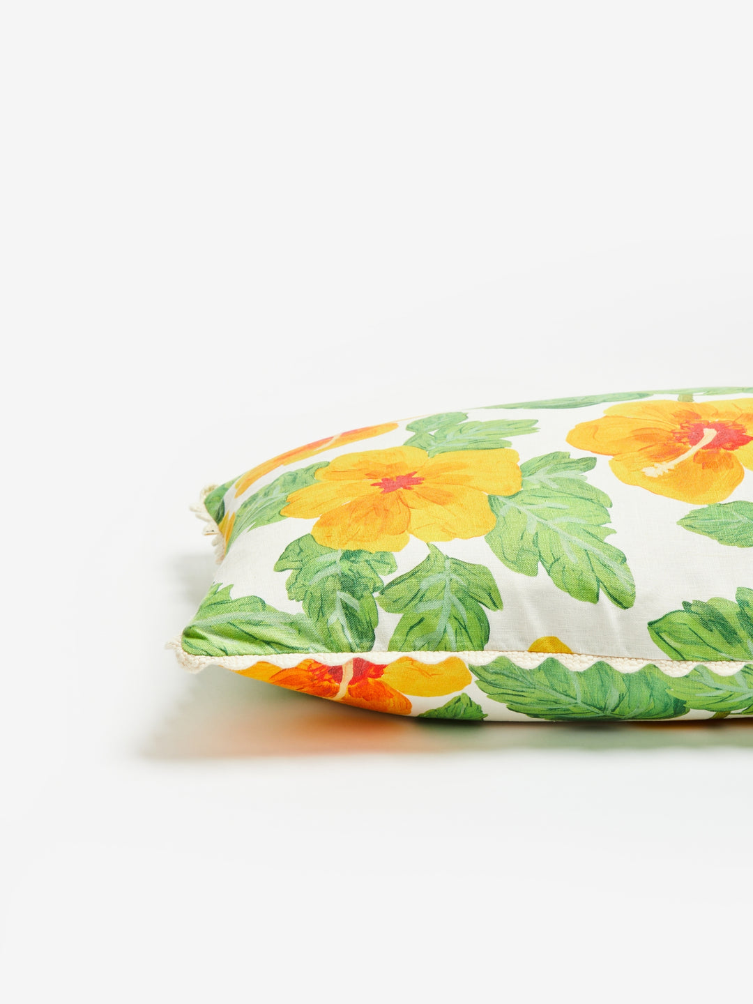 Hibiscus Yellow Cushion